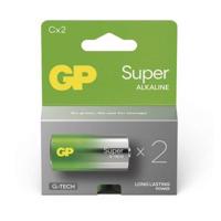 Alkalická baterie GP Super C (LR14), 2 ks B01312