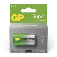Alkalická baterie GP Super D (LR20), 2 ks B01412
