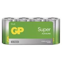 Alkalická baterie GP Super D (LR20), 4 ks B01404