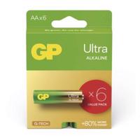 Alkalická baterie GP Ultra AA (LR6), 6 ks B0221V