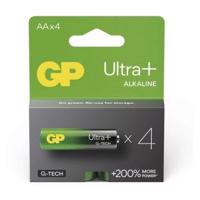 Alkalická baterie GP Ultra Plus AA (LR6), 4 ks B03214
