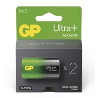 Alkalická baterie GP Ultra Plus D (LR20), 2 ks B03412