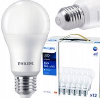Berge 12x LED žárovka Philips E27 - 8W - 806lm - 4000K
