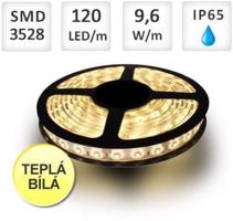 Berge LED pásek 5m 120ks/m 2835 9.6W/m voděodolný-silikon Teplá bílá BRG30014 BRG30014