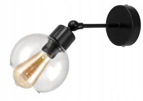 Berge LED skleněné nástěnné / stropní svítidlo 1xE27 - průhledná koule P0004/1XK023