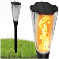 Berge LED venkovní solární lampa pochodeň - 65cm BLS008