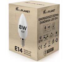 Berge LED žárovka E14 svíčka 8W 700lm - neutrální bílá