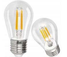 Berge LED žárovka E27 3W s teplým vláknem 2700K na girlandy ZDG-E27-3W