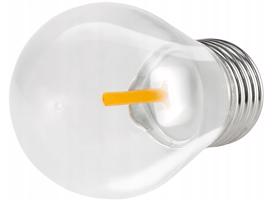 Berge LED žárovka E27 s plamenem a ohnivým efektem pro girlandy ZDG-E27-2W-FLAME