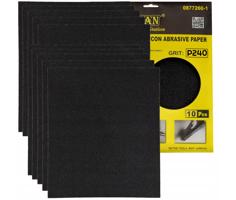 Berge List brusného papíru sada brusných hadříků 10 kusů 230x280 mm zrnitost P240