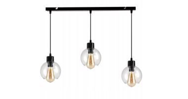 Berge Nastavitelné LED stropní svítidlo 3x E27 skleněná koule P0009/3XK023