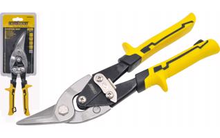 Berge Nůžky na stříhání plechu, ocel, 250mm, levé, CrV