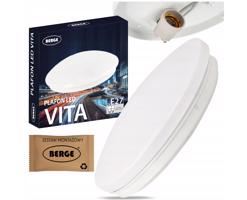 Berge Přisazený LED stropní panel 2x E27 pro kulatou žárovku MP0436