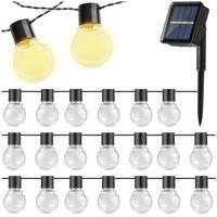 Berge Solární lampa 5m + 20 žárovek Garden Solar IP44 Venkovní BLS026