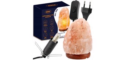 Berge Solná lampa 2-3kg - Ionizátor / noční lampa