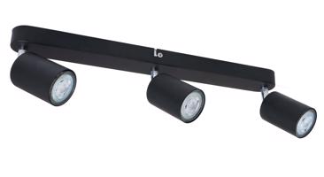 Berge Stropní bodové svítidlo LED VIKI 3x GU10 černé MC0332