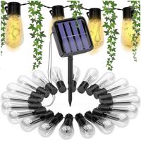 Berge Zahradní solární girlanda 20 LED 5 metrů Solární žárovky na balkon BLS024