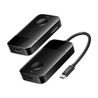 Bezdrátový vysílač/přijímač Vention USB-C na HDMI 0,15 m (černý)