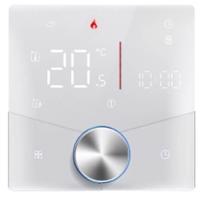 Chytrý termostat s knoflíkem bílý 16A TR088 WIFI TUYA