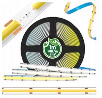Eco Light LED pásek 24V COB 9W/m 480LED 1m 8mm neutrální bílá EC20697