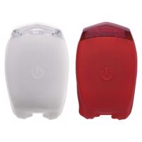 Emos LED přední + zadní svítilna na kolo P3921 na 2× CR2032, 10 lm