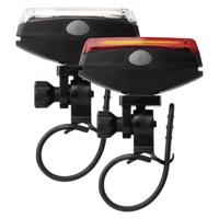 Emos LED přední + zadní svítilna na kolo P3922 na 2× CR2032, 22 lm