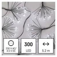 Emos LED světelný řetěz - svítící trsy, nano, 5,2 m, vnitřní, studená bílá, časovač D3AC09