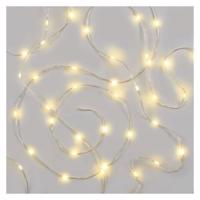 Emos LED vánoční drop řetěz, 12 m, venkovní i vnitřní, teplá bílá, časovač D3AW15