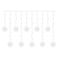 Emos LED vánoční závěs – vločky, 135x50 cm, vnitřní, studená bílá DCGW13