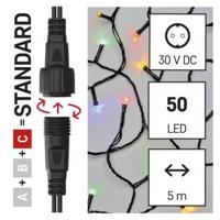 Emos Standard LED spojovací vánoční řetěz, 5 m, venkovní i vnitřní, rGB nebo CCT D1AM02