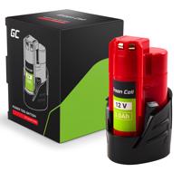 Green Cell Baterie pro Milwaukee M12 12V 3Ah Replacement Baterie M12 B3 4932451388 PTML12V3 neoriginální