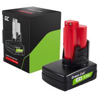 Green Cell Baterie pro Milwaukee M12 12V 6Ah Replacement Baterie M12 B6 4932451395 PTML12V6 neoriginální