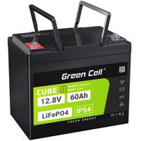 Green Cell CUBE LiFePO4 60Ah 12.8V 768Wh Lithium Iron Phosphate Baterie pro Electric Motors,  Lifts LFPGC12V60AH neoriginální