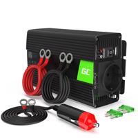 Green Cell měnič napětí do auta INV04DE 24V/230V 500W/1000W