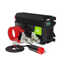 Green Cell měnič napětí do auta PRO 12V na 230V 300W/600W modifikovaný sinus INVGC01
