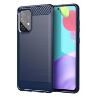 Hurtel Carbon Case flexibilní pouzdro Samsung Galaxy A72 4G modré 9111201929968