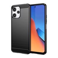 Hurtel Flexibilní pouzdro s karbonovým vzorem pro Xiaomi Redmi 12 Carbon Case - černé 9145576281543