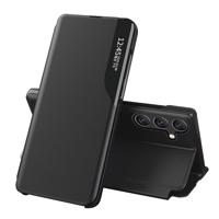 Hurtel Pouzdro Eco Leather View Samsung Galaxy A54 5G s flipovým krytem a stojánkem, černé 5907769378096