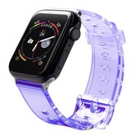 Hurtel Řemínek Light silikonový řemínek náramek pro Watch 6 / 5 / 4 / 3 / 2 (44mm / 42mm) fialový 9145576225615