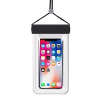 Hurtel Vodotěsné pouzdro na telefon 115 mm x 220 mm, taška na bazén, pláž, černá 9145576277393