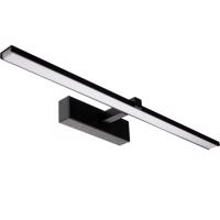 Idealed Svítidlo nad zrcadlo VENUS LED koupelnové 12W 840lm černé Neutrální bílá 60 cm IDEALAM0020