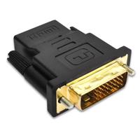 Interlook HD24-1 | HDMI - DVI adaptér | ZLATO | 4K | 3D černá 1739-160