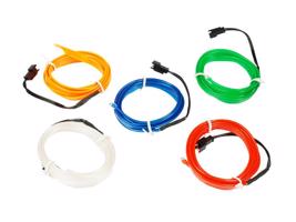 Interlook LED kabel 3m Ambient Light EL Wire s inventerem 12V, ČERVENÝ IL938
