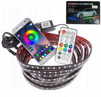 Interlook LED osvětlení podvozku | Flexibilní pásky RGB | Bluetooth připojení s aplikací pro telefon | Délka popruhu: 90 cm x 2 a 120 cm x 2 3817