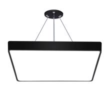 Interlook LPL-009 | Závěsné LED stropní svítidlo 50W | náměstí plné | hliník | CCD nebliká | 56x56x6 Černá 2547-160 2547-160