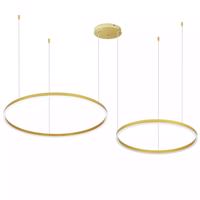 Interlook RLK-C02-38W-G | Dvoudílná moderní závěsná lampa | LED | Zlato 3546 3546