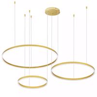 Interlook RLK-C03-69W-G | Vícedílné moderní závěsné svítidlo | LED | Zlato 3552 3552
