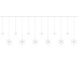 Iso Trade Světelný závěs 138LED - studená bílá 31V KŚ11327