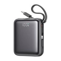 Joyroom Mini PowerBank JR-PBF27 22,5W s duálním kabelem 10000mAh (černá) 073955