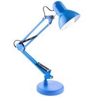 Kancelářská stolní lampa E27 TOBI Modrá Lumiled + úchyt na stůl LUMBIU0014